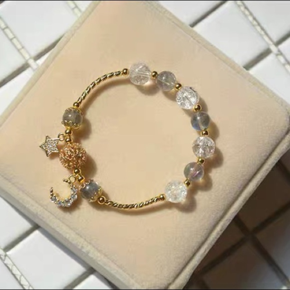 Crystal Moonstone Crystal Bracelet